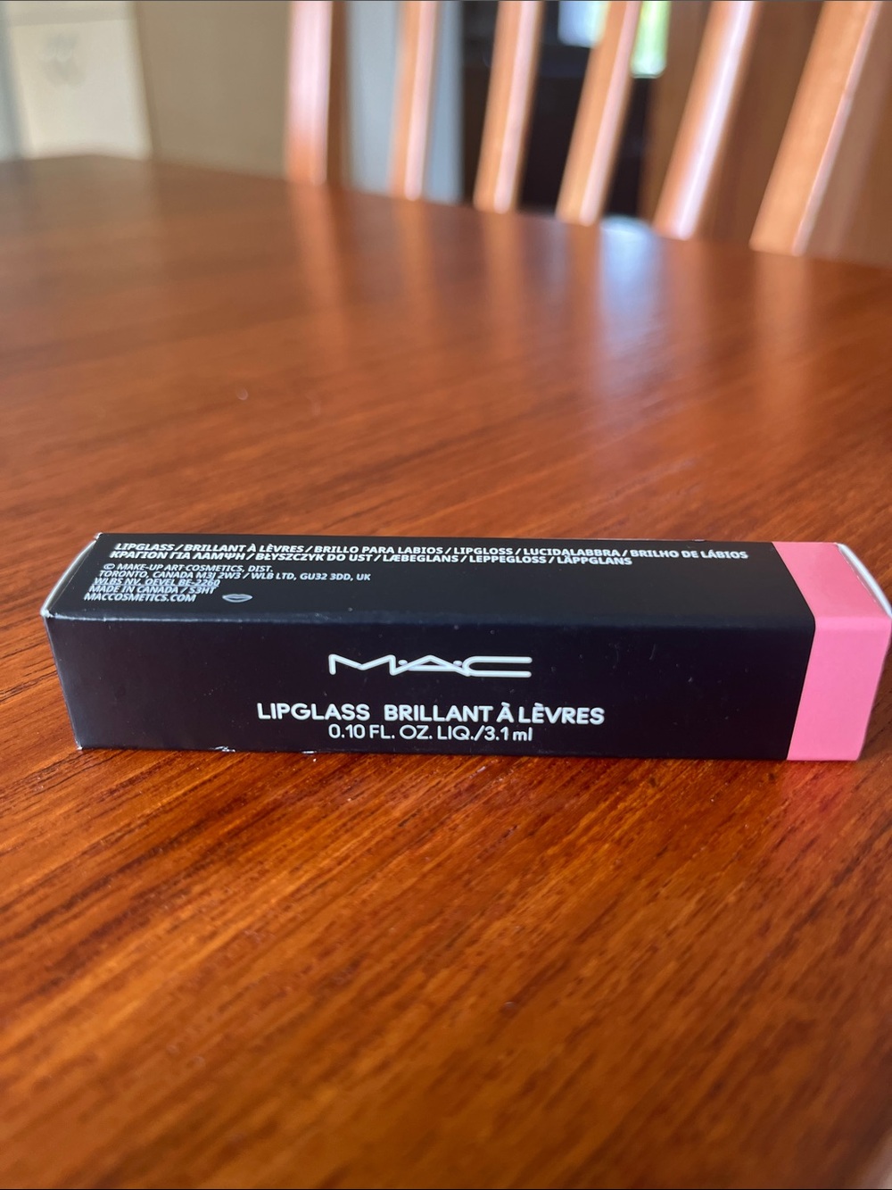 MAC LIPGLASS shade NYMPHETTE